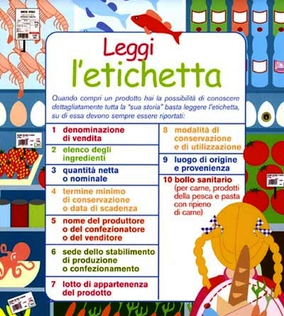 nutrizione - leggere le etichette